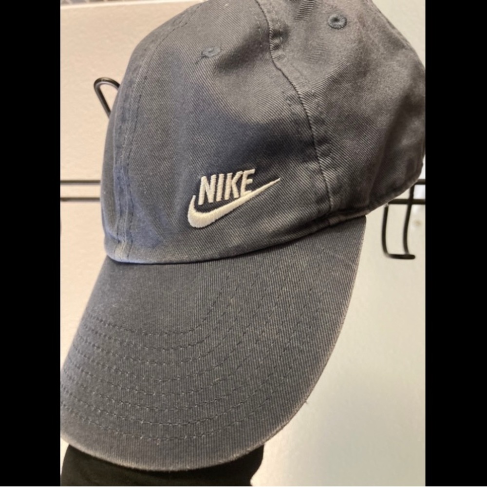 NWT Nike blue denim distressed hat Women’s